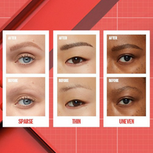 Load image into Gallery viewer, Maybelline BUILD-A-BROW 2-IN-1 Brow pen and Sealing Gel Eye Makeup