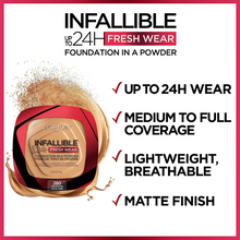 Load image into Gallery viewer, L’Oreal Paris Infallible 24 H Fresh Wear Foundation in a Powder