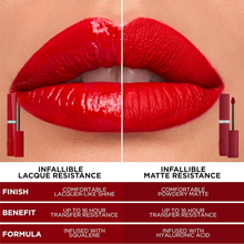 Load image into Gallery viewer, L'Oreal Paris Infallible lacque Resistance Liquid Lipstick