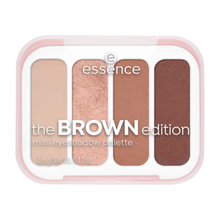 Load image into Gallery viewer, essence the BROWN edition mini eyeshadow palette