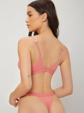 Load image into Gallery viewer, Soft Lingerie Set- Coral Orange