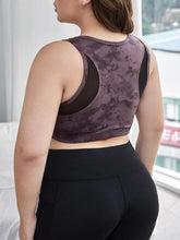 Load image into Gallery viewer, Plus High Support Mesh Insert Sports Bra