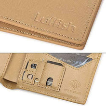 Load image into Gallery viewer, RFID Blocking Wallet, Luffish Multi Card Slots Premium Genuine Leather