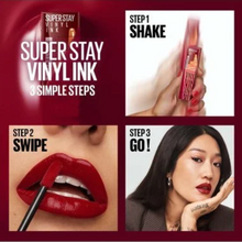 Load image into Gallery viewer, Maybelline Super Stay Vinyl Ink Liquid Lip Color -Sauce Collection
