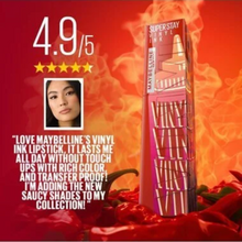 Load image into Gallery viewer, Maybelline Super Stay Vinyl Ink Liquid Lip Color -Sauce Collection

