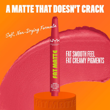 Load image into Gallery viewer, NYX Professional Makeup Fat Matte Smooth Color lipstick
