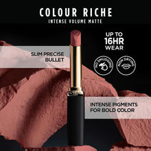 Load image into Gallery viewer, L&#39;Oréal Paris Colour Riche Intense Volume Matte Lipstick
