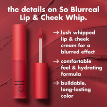 Load image into Gallery viewer, elf So Blurreal Lip &amp; Cheek Whip
