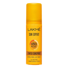 Load image into Gallery viewer, LAKMÉ Sun Expert Tinted PA++ SPF50 Spray
