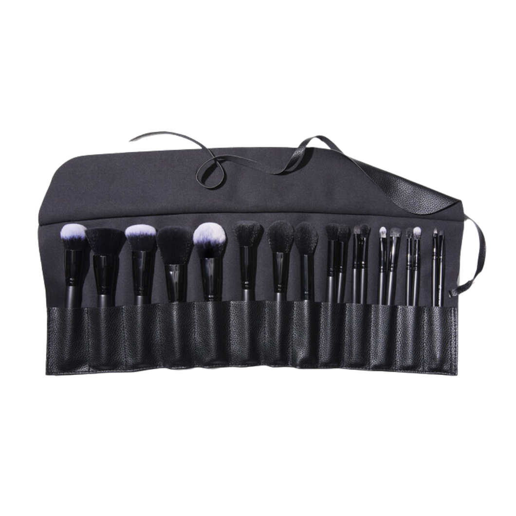 e.l.f. 19 Piece Makeup Brush Set & Roll