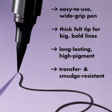 Load image into Gallery viewer, e.l.f Wide Glide Eyeliner Pen -Blackest Black
