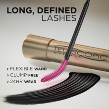 Load image into Gallery viewer, L&#39;Oreal Paris Telescopic Original Lengthening Mascara -Washable Black
