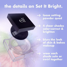 Load image into Gallery viewer, e.l.f. Set It Bright Powder Quad
