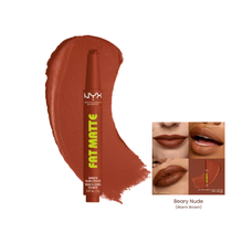 Load image into Gallery viewer, NYX Professional Makeup Fat Matte Smooth Color lipstick
