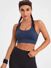 Load image into Gallery viewer, High Support Cut Out Back Sports Bra
