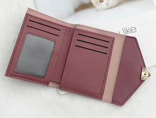 Load image into Gallery viewer, Heart Decor Flap Small Wallet

