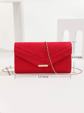 Load image into Gallery viewer, Minimalist Metal Edge Flap Chain Bag
