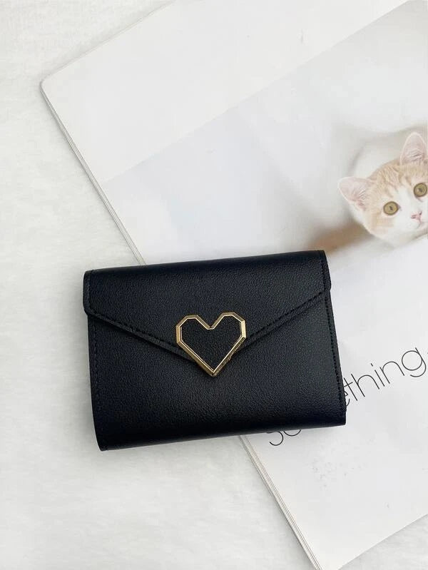 Minimalist Heart Graphic Small Wallet