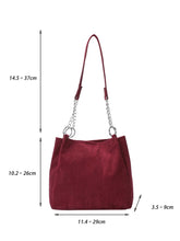 Load image into Gallery viewer, Corduroy Snap Button Bucket Bag
