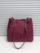 Load image into Gallery viewer, Corduroy Snap Button Bucket Bag
