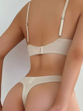 Load image into Gallery viewer, Seam Detail Lingerie Set - Beige
