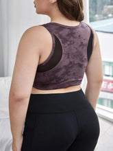 Load image into Gallery viewer, Plus High Support Mesh Insert Sports Bra
