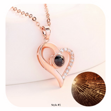 Load image into Gallery viewer, 100 Language I Love You necklace
