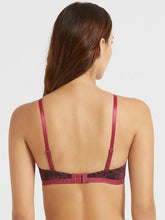 Load image into Gallery viewer, JOCKEY  Full Coverage Wired Padded T-Shirt Bra -Pink Wine Printed
