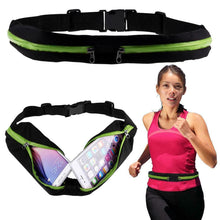 Load image into Gallery viewer, Gym Fitness Sport Runner Waist Bum Bag Running Jogging Belt Pouch Zip Fanny Pack
