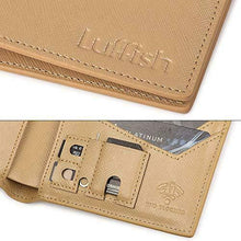 Load image into Gallery viewer, RFID Blocking Wallet, Luffish Multi Card Slots Premium Genuine Leather
